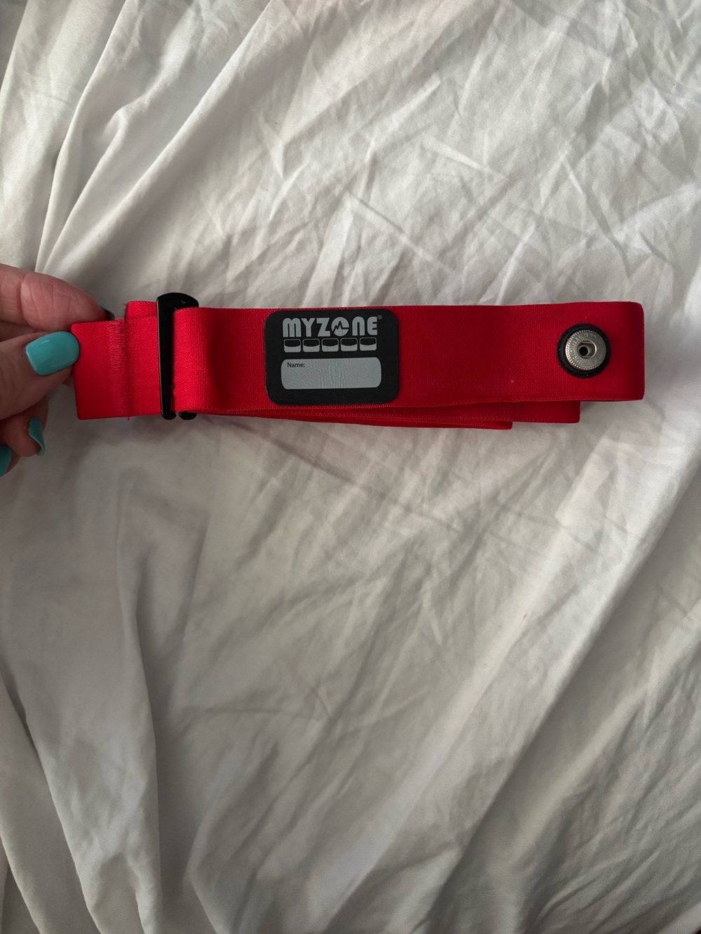 Myzone MZ-3 MZ-1 Replacement Chest Strap Red GUC